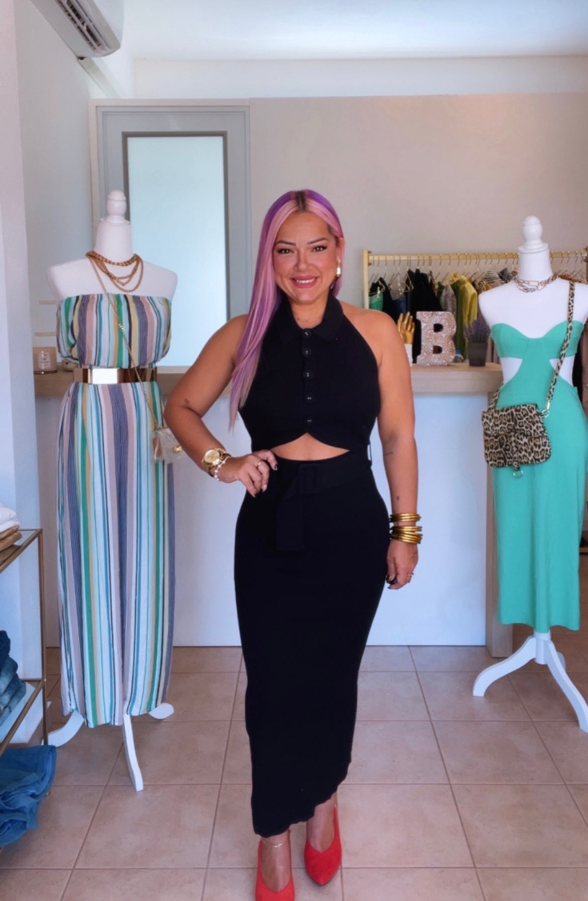 Knit Midi Dress