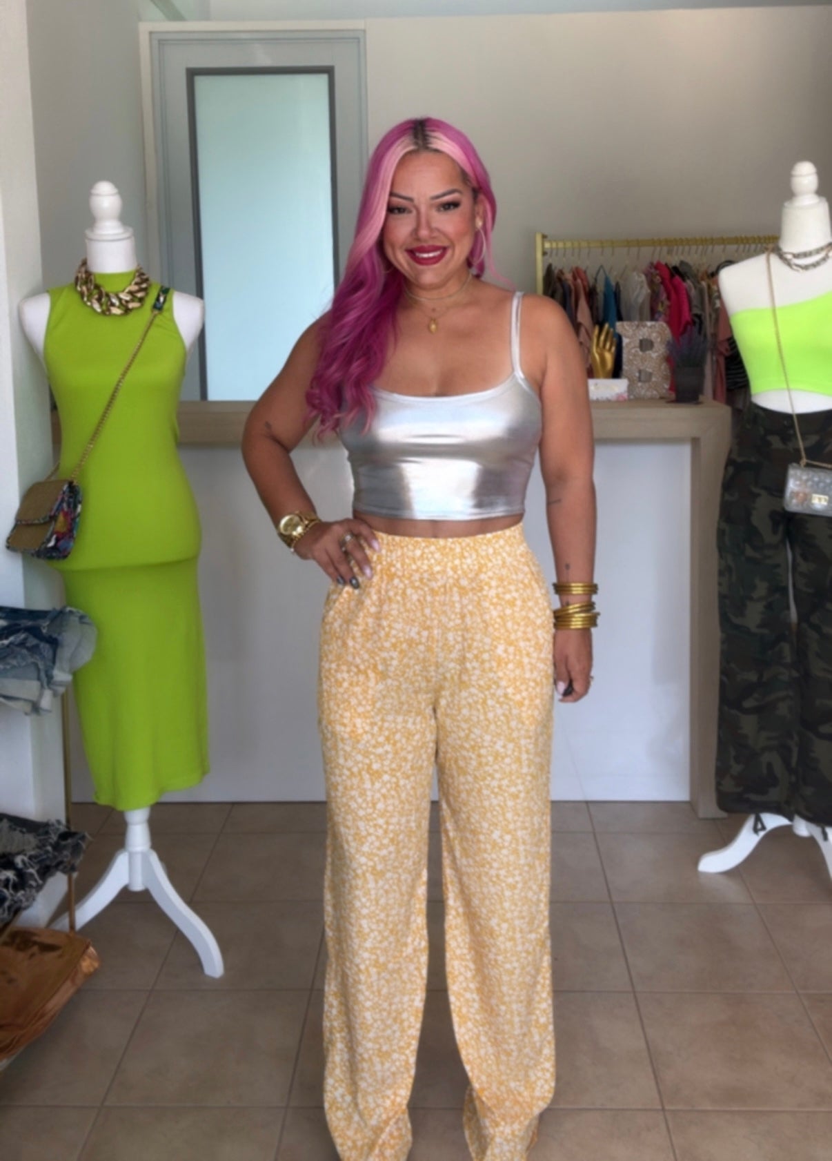 Mustard Flower Pants
