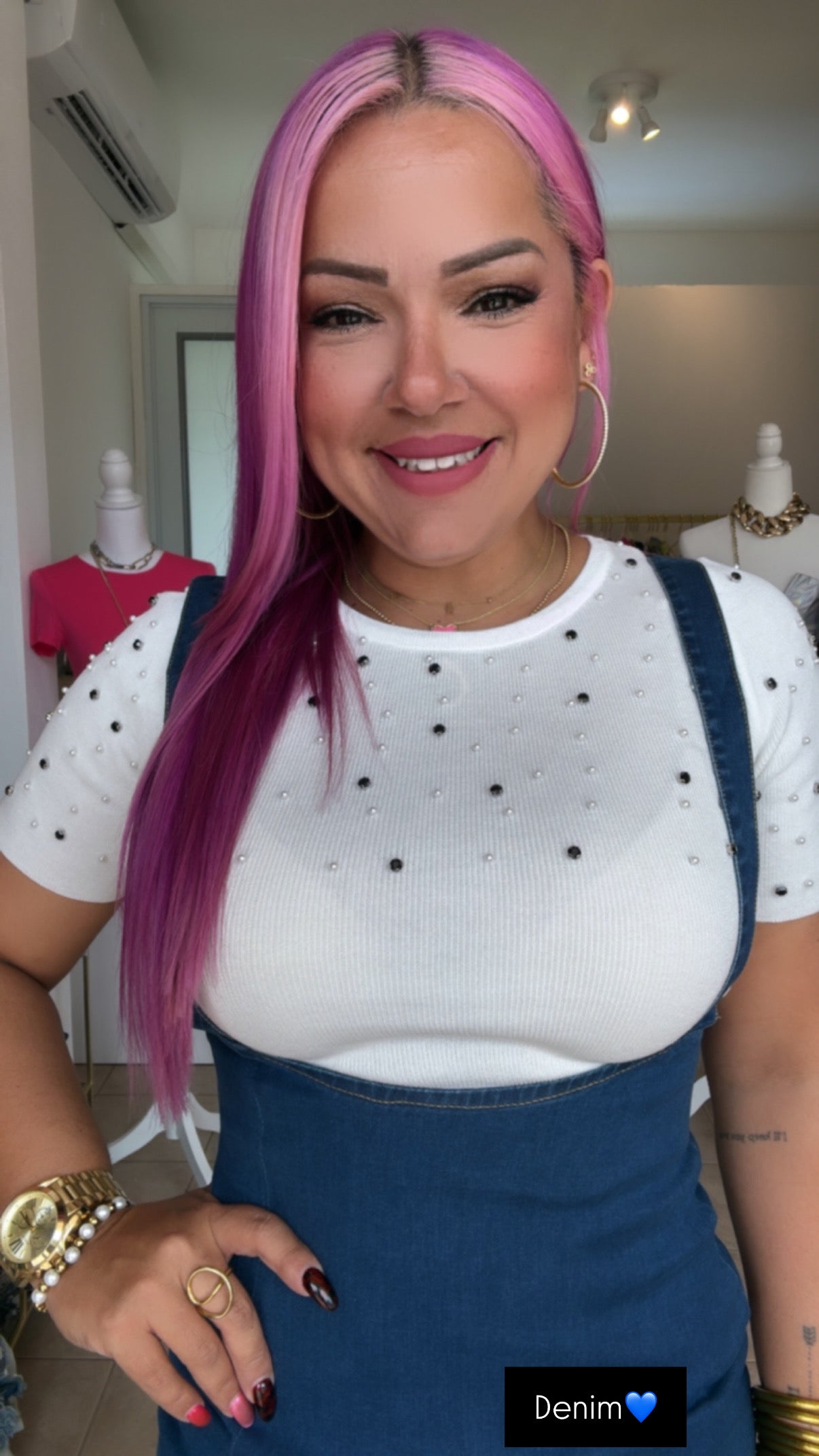 Pearls Sweater Top