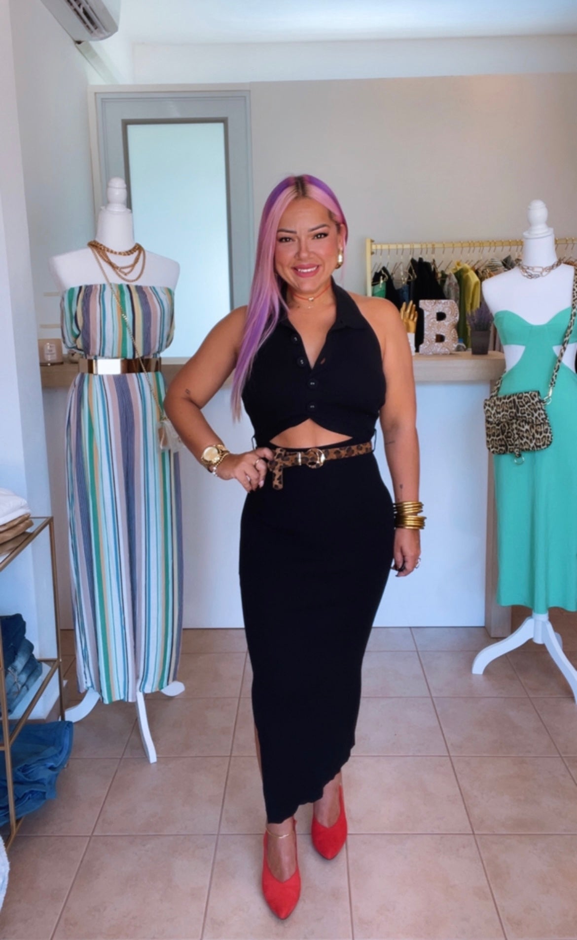 Knit Midi Dress