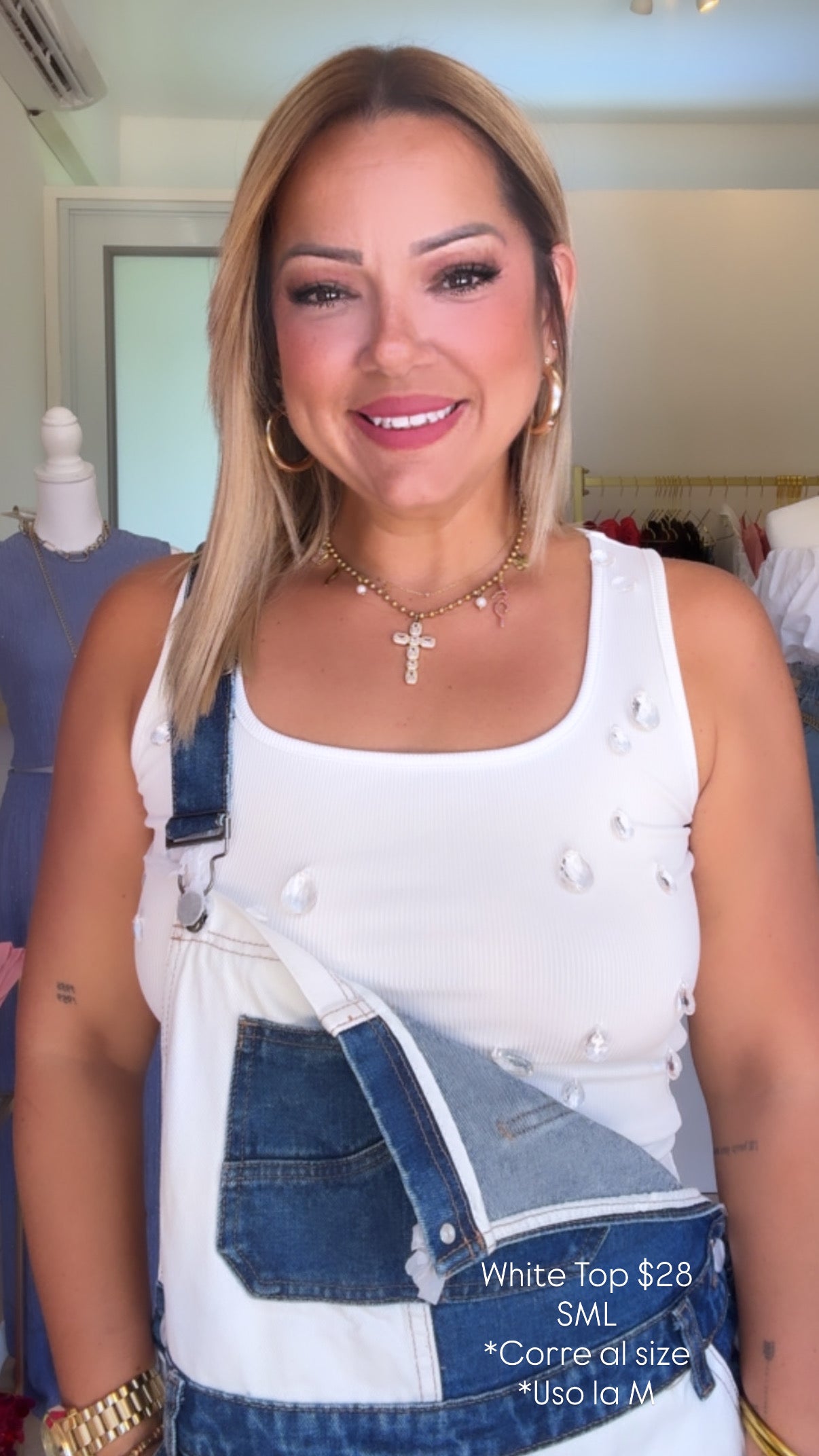 White Piedras Top