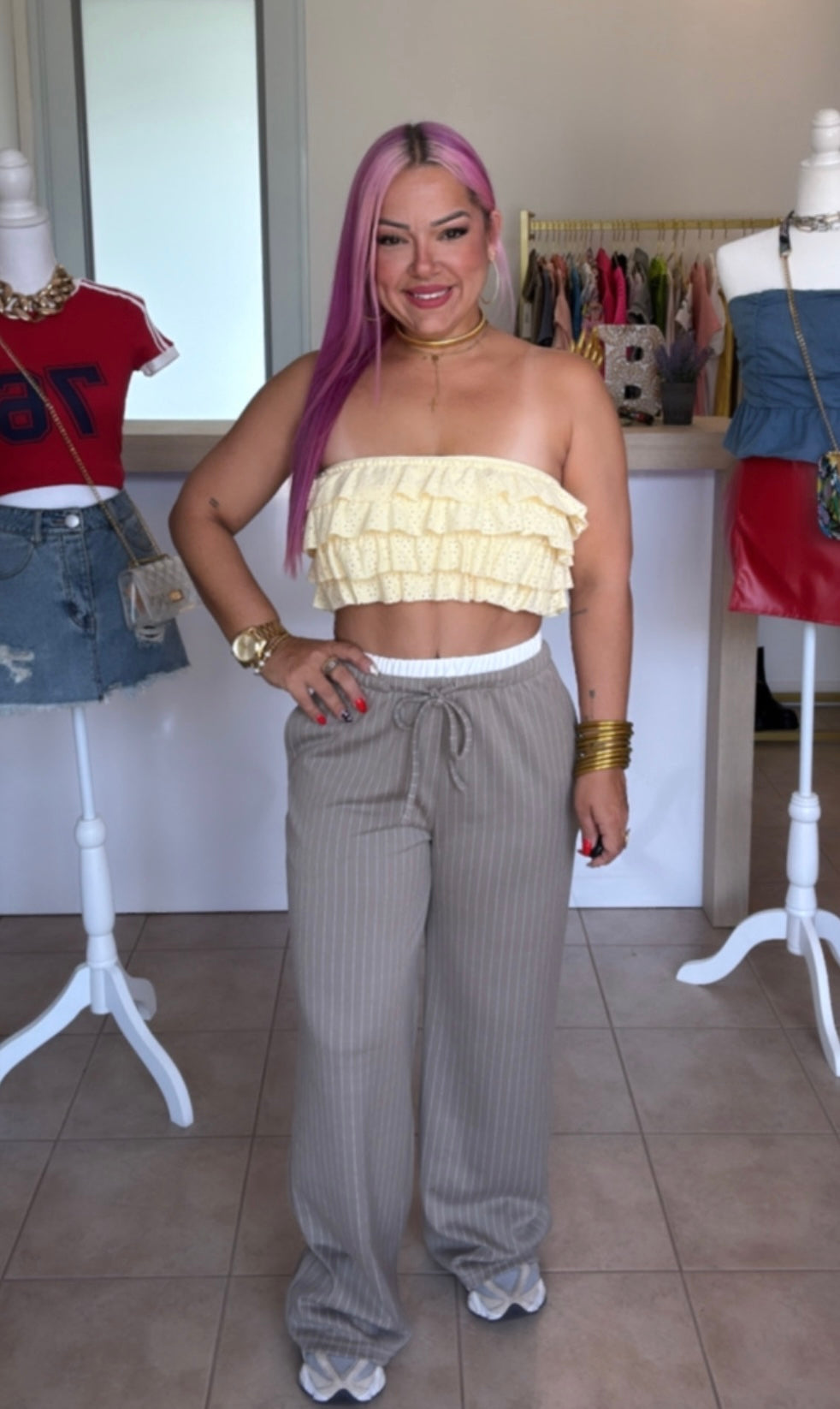 Boxer Waist Pants