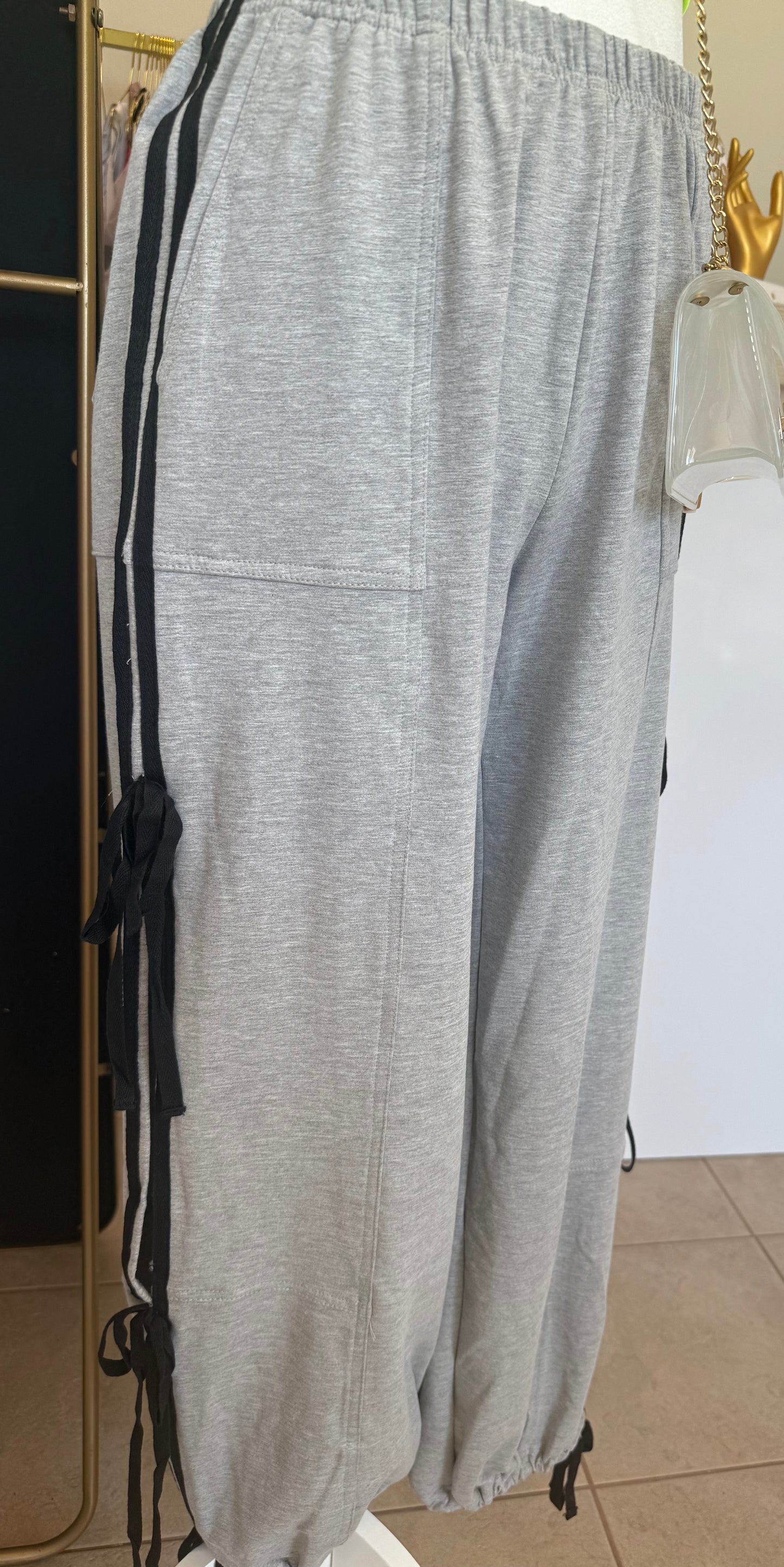 Grey Stripes Jogger