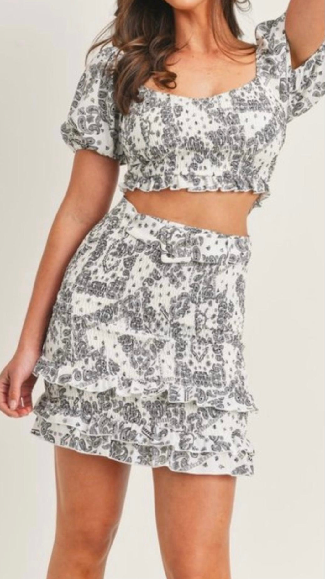 Paisley Skirt Set