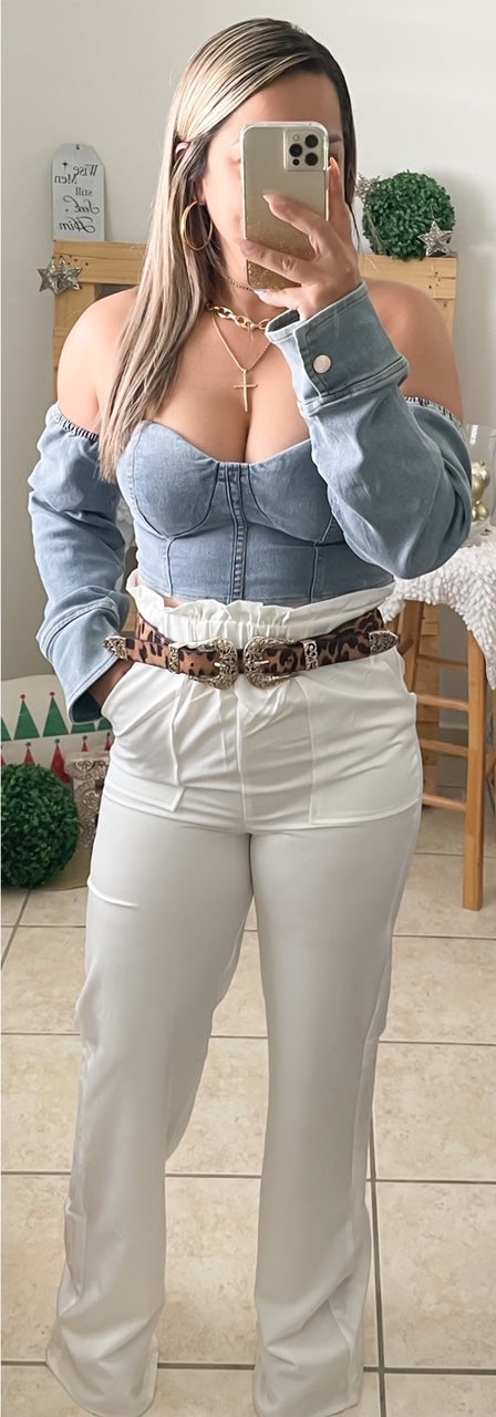 Denim Bustier