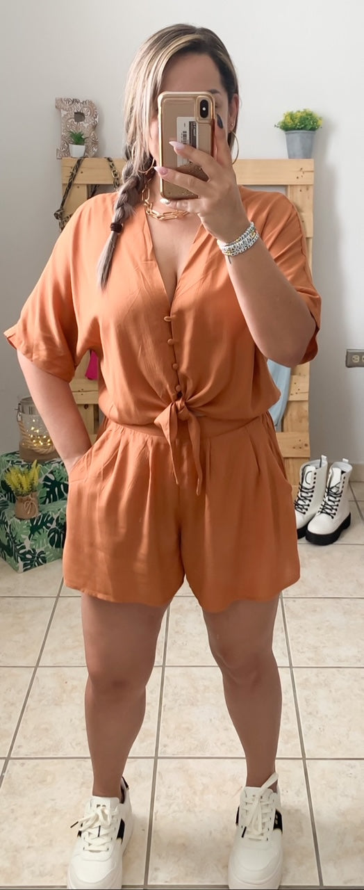 Caramel Romper