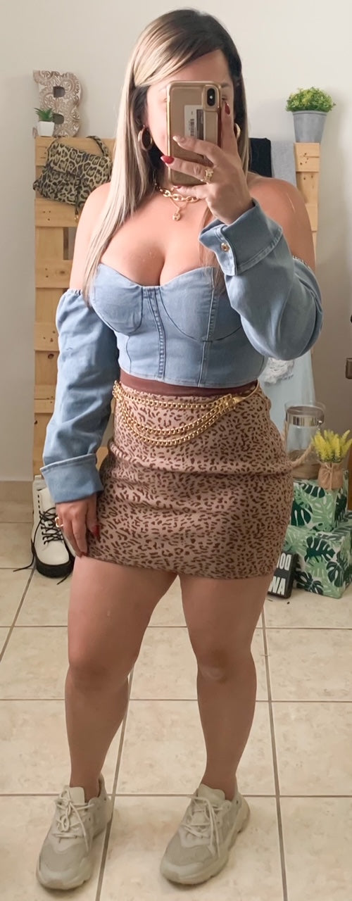 Denim Bustier