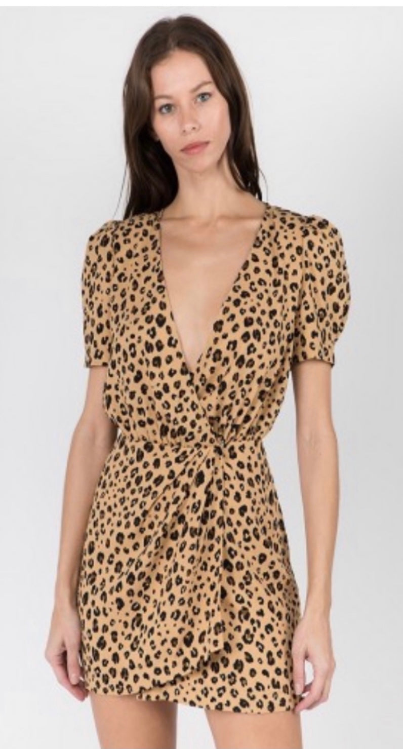 Puffy Shoulders Dress