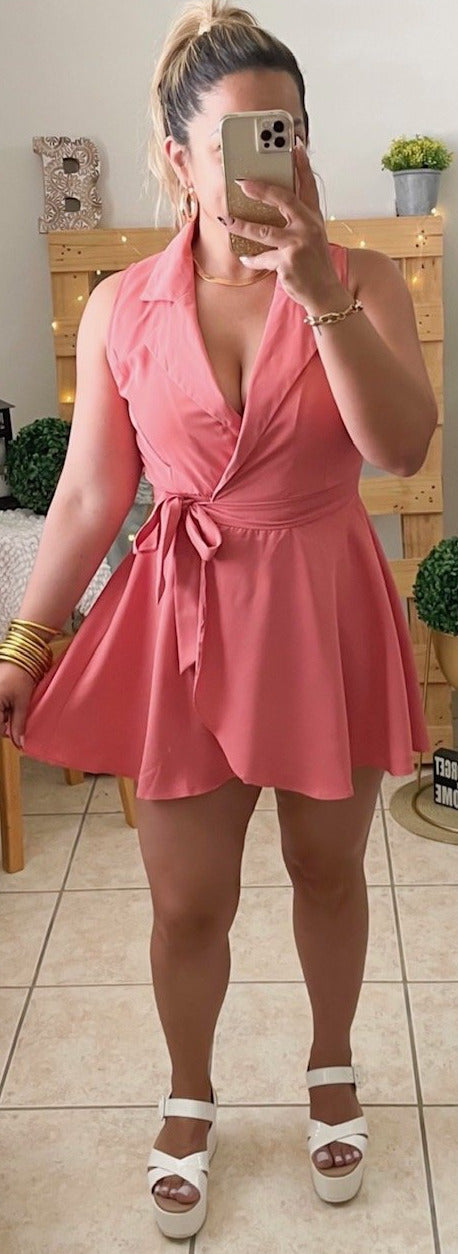 Dusty Pink Romper