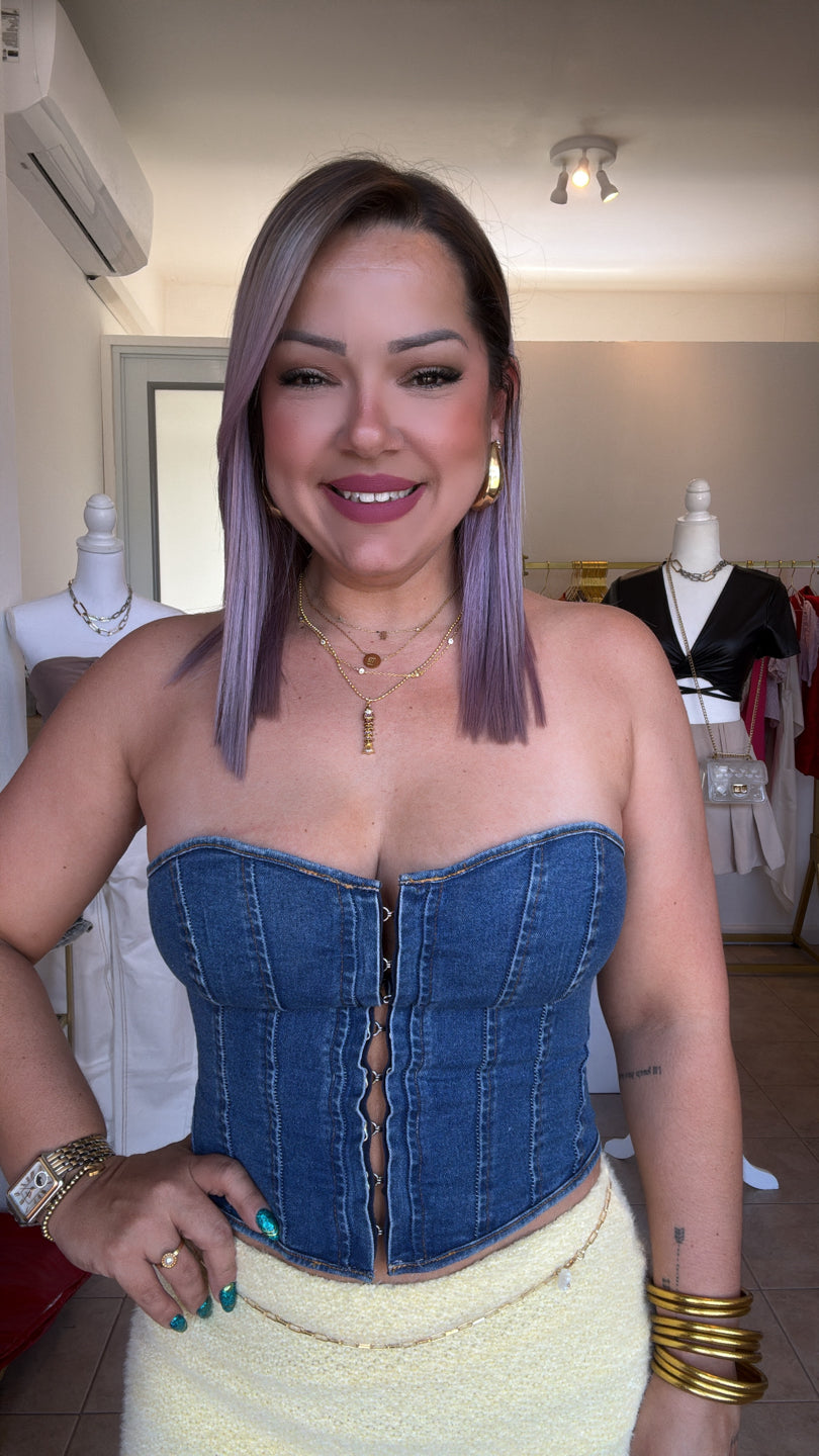 Denim Bustier