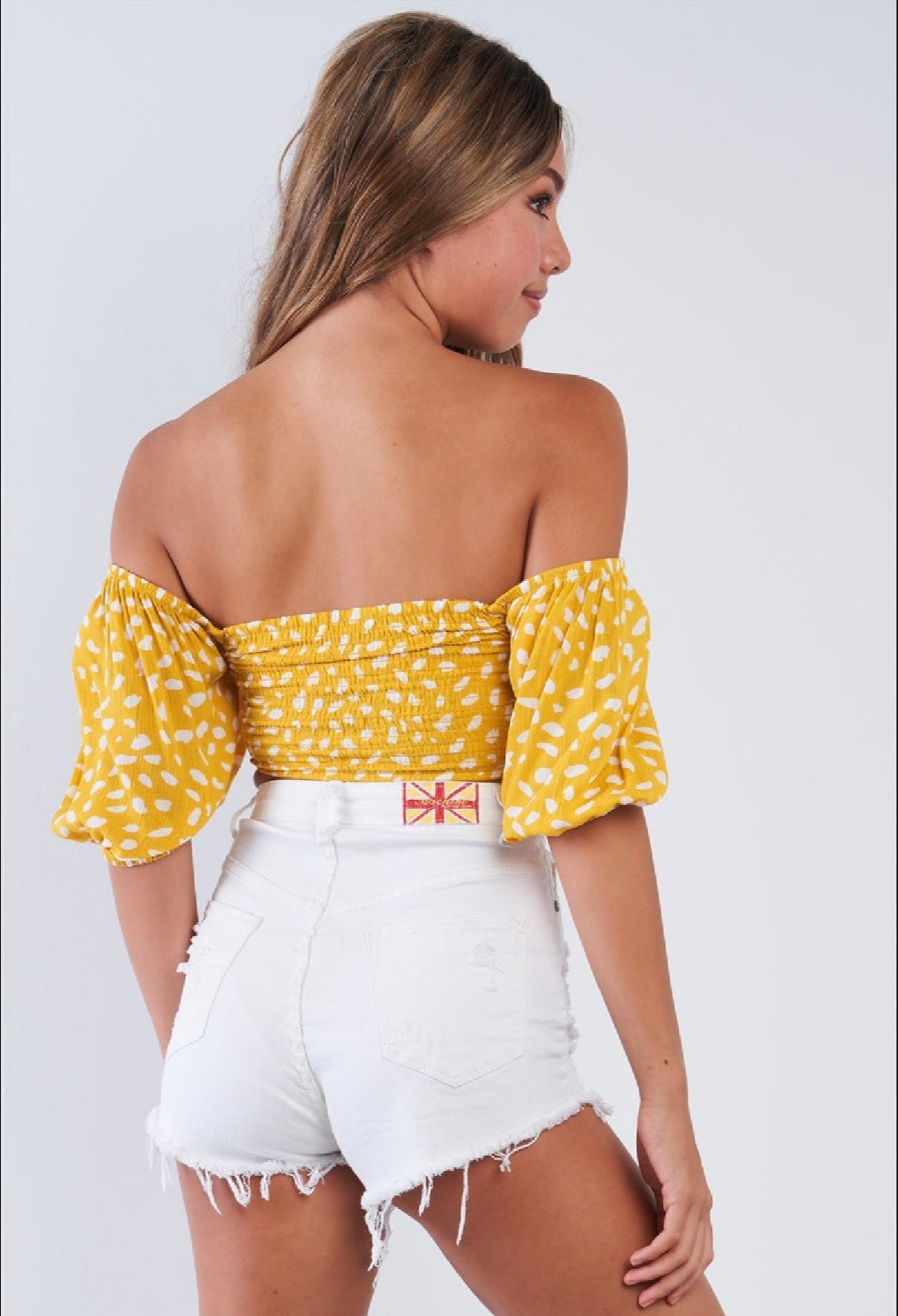 Polka Dot Crop Top