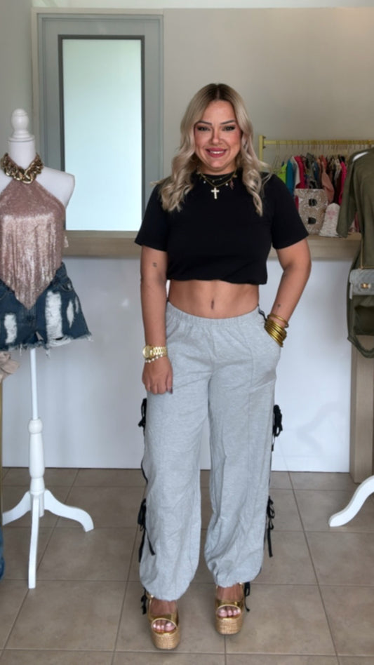 Grey Stripes Jogger