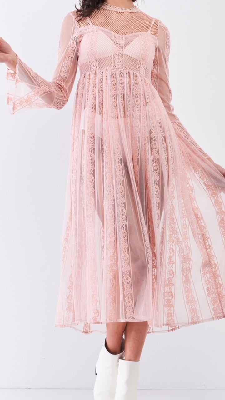 Boho Vintage Maxi Dress