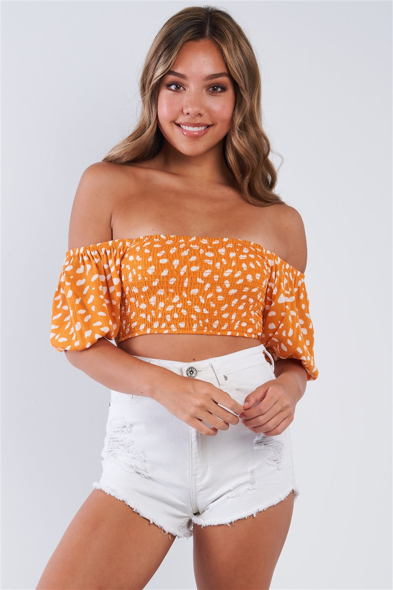 Polka Dot Crop Top