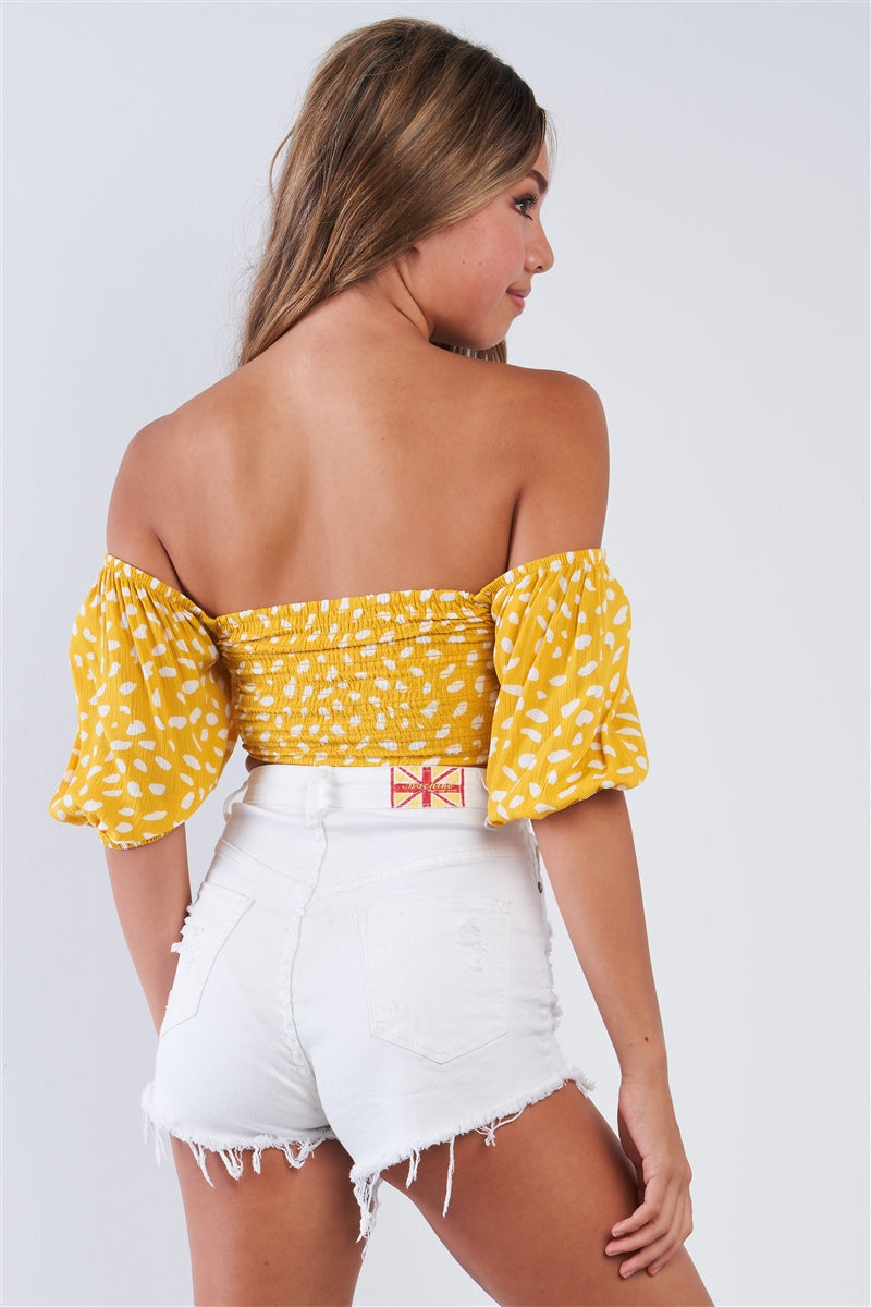 Polka Dot Crop Top