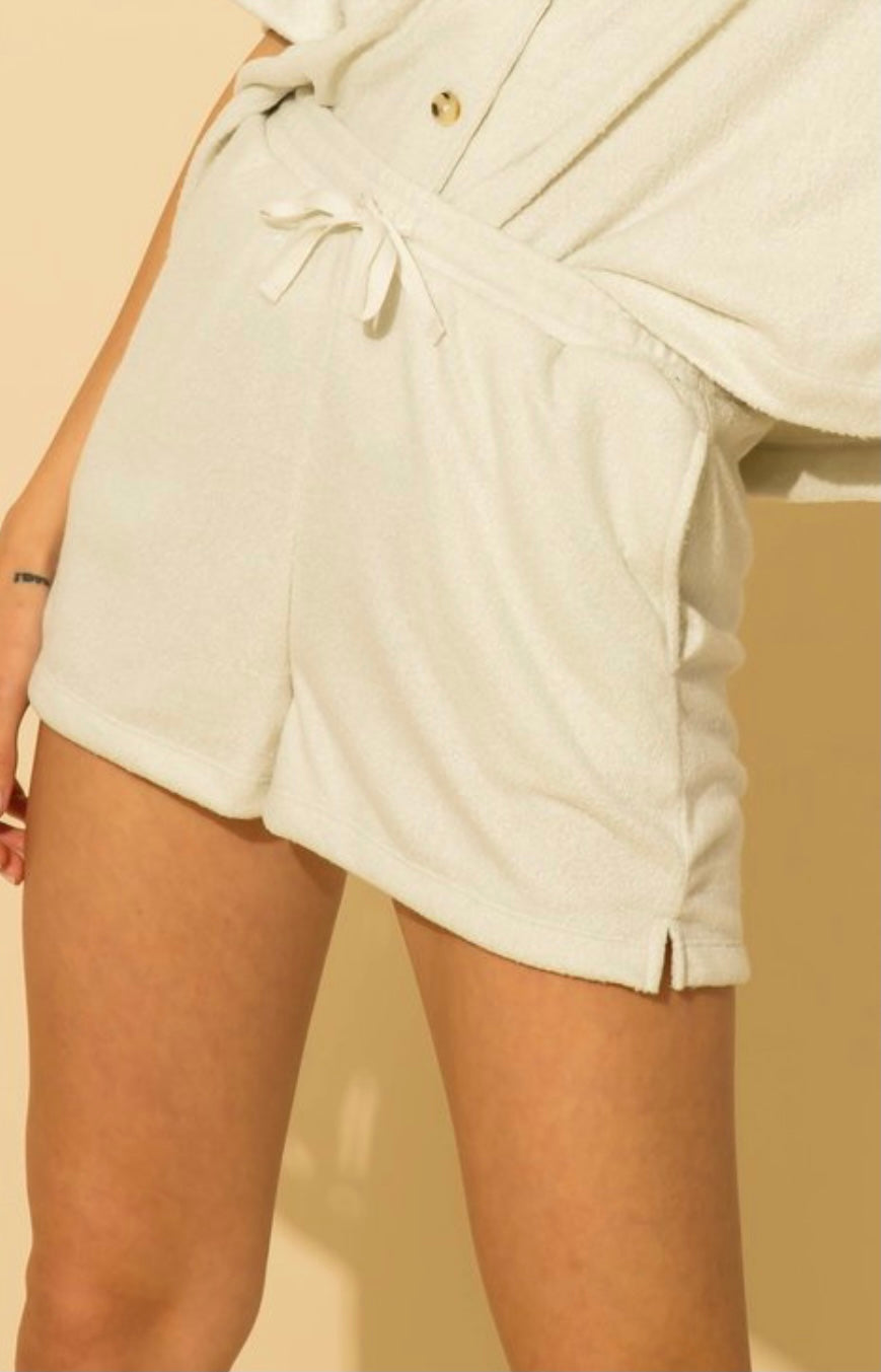 Drawstring Waist Shorts