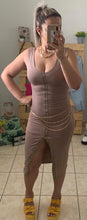 Load image into Gallery viewer, Khaki Midi Dress

