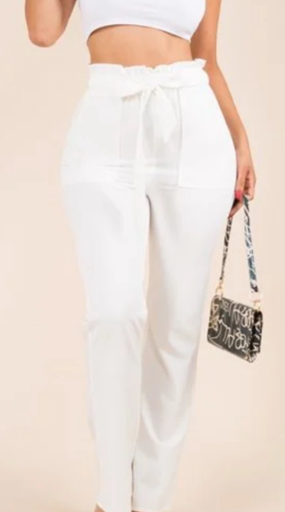 White Palazzo Pants