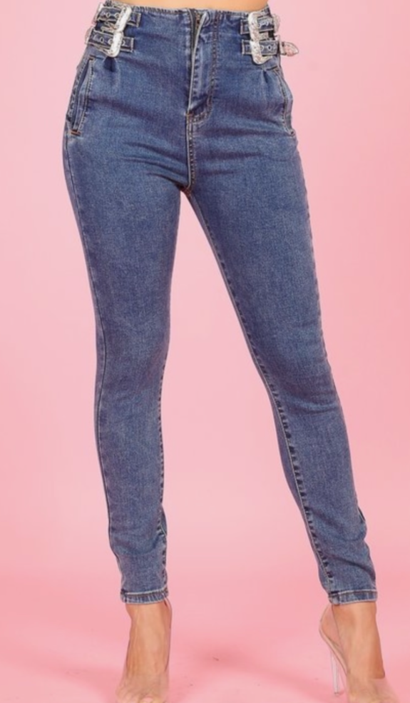 Buckle Skinny Jean