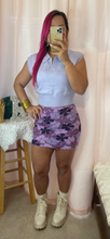 Load image into Gallery viewer, Purple Flowers Skirt
