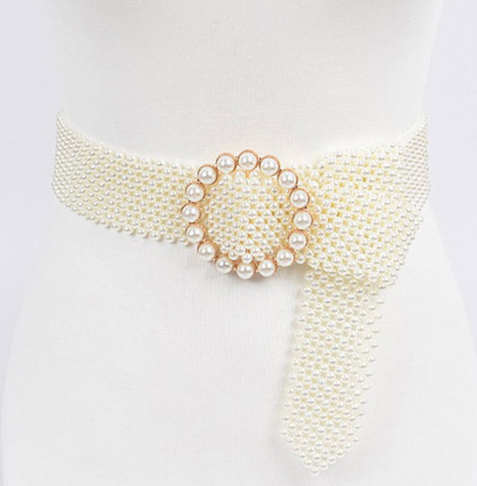 Buckle Pearl Belt